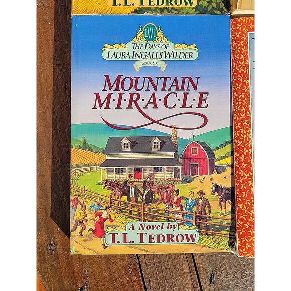 Lot The Days of Laura Ingalls Wilder 1-3 & 6 TL Tedrow Missouri Homestead & more - Picture 4 of 14